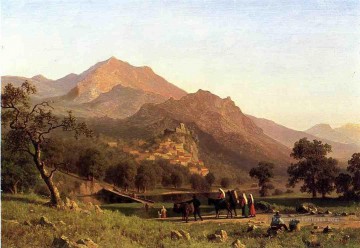 Rocca de Secca Albert Bierstadt Montagne Peinture à l'huile